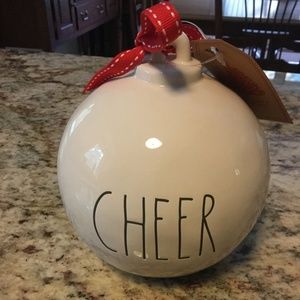 NWT Adorable CHEER. Xmas Decoration Shelf Bulb